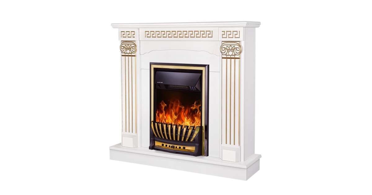 Semineu electric Calisto & Meridian, Art Flame, 1020x1100x300 mm, 2000W - imagine 3